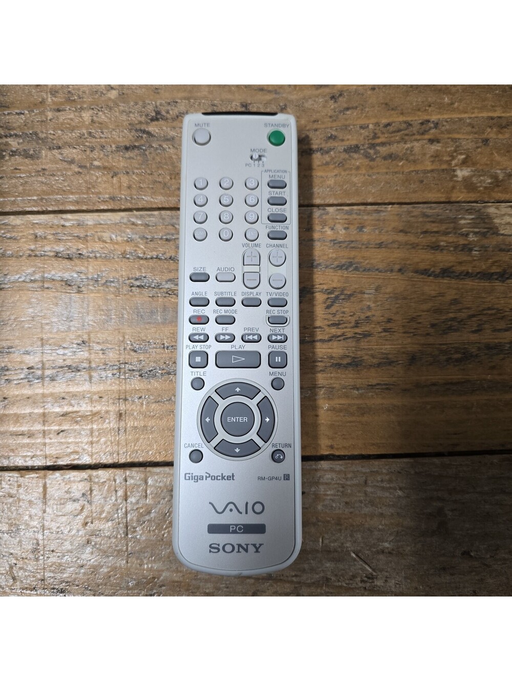 Genuine Remote Control PC Sony Vaio GigaPocket RM-GP4U Cleaned Tested